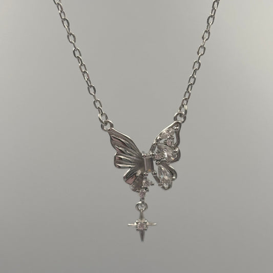 Butterfly Diamond necklace