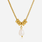 The Solene Pearl Drop Necklace
