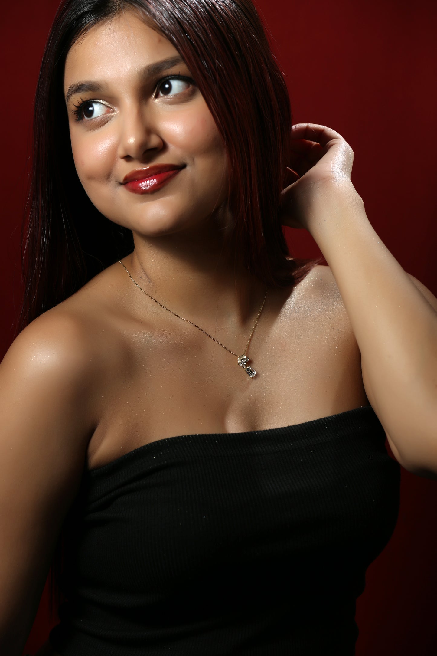 Rose necklace