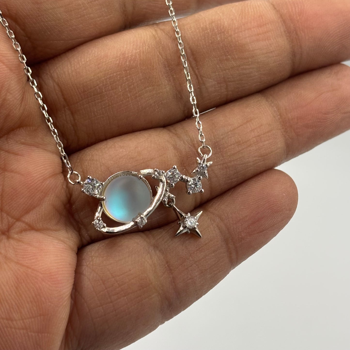 galaxy love necklace