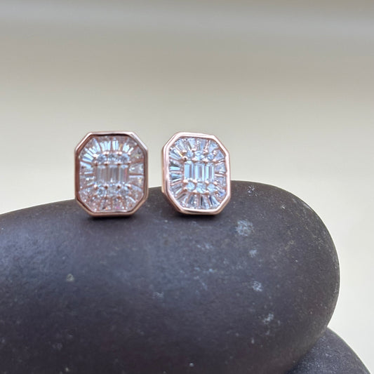 Studs rose gold