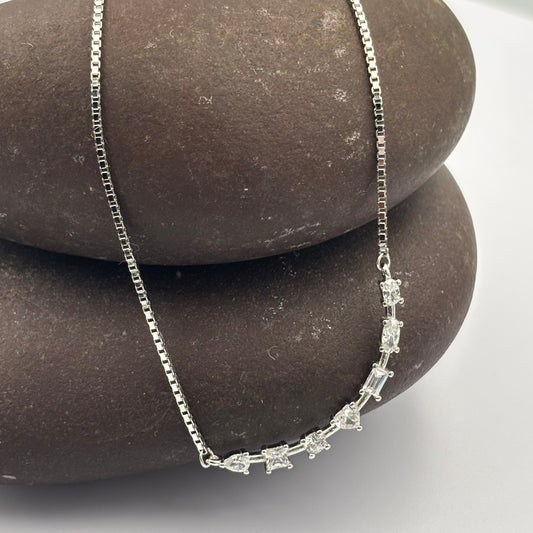 Delicate diamond necklace