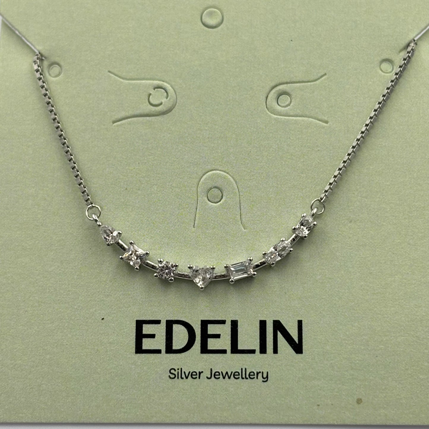 Delicate diamond necklace