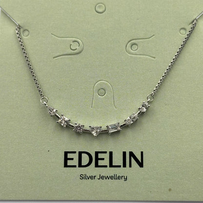Delicate diamond necklace