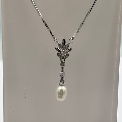 Freshwater pearl necklace set