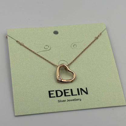 Delicate heart necklace
