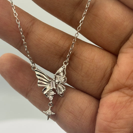 Butterfly Diamond necklace