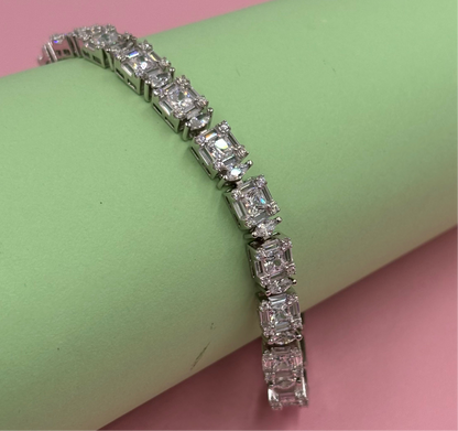 Luxury Square-Cut Bracelet
