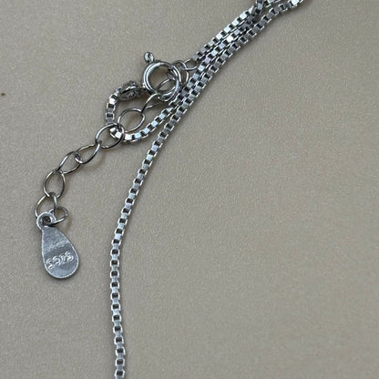 3 layer solitaire necklace