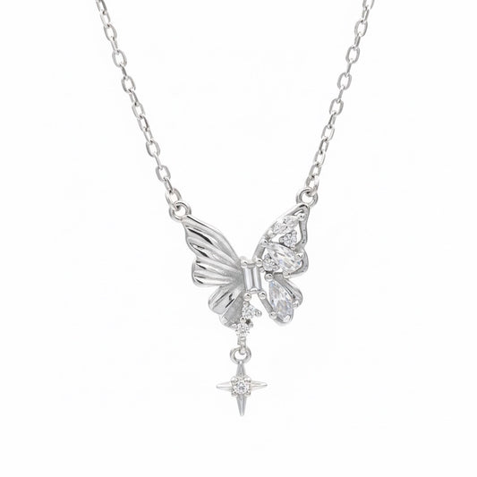 Butterfly Diamond necklace