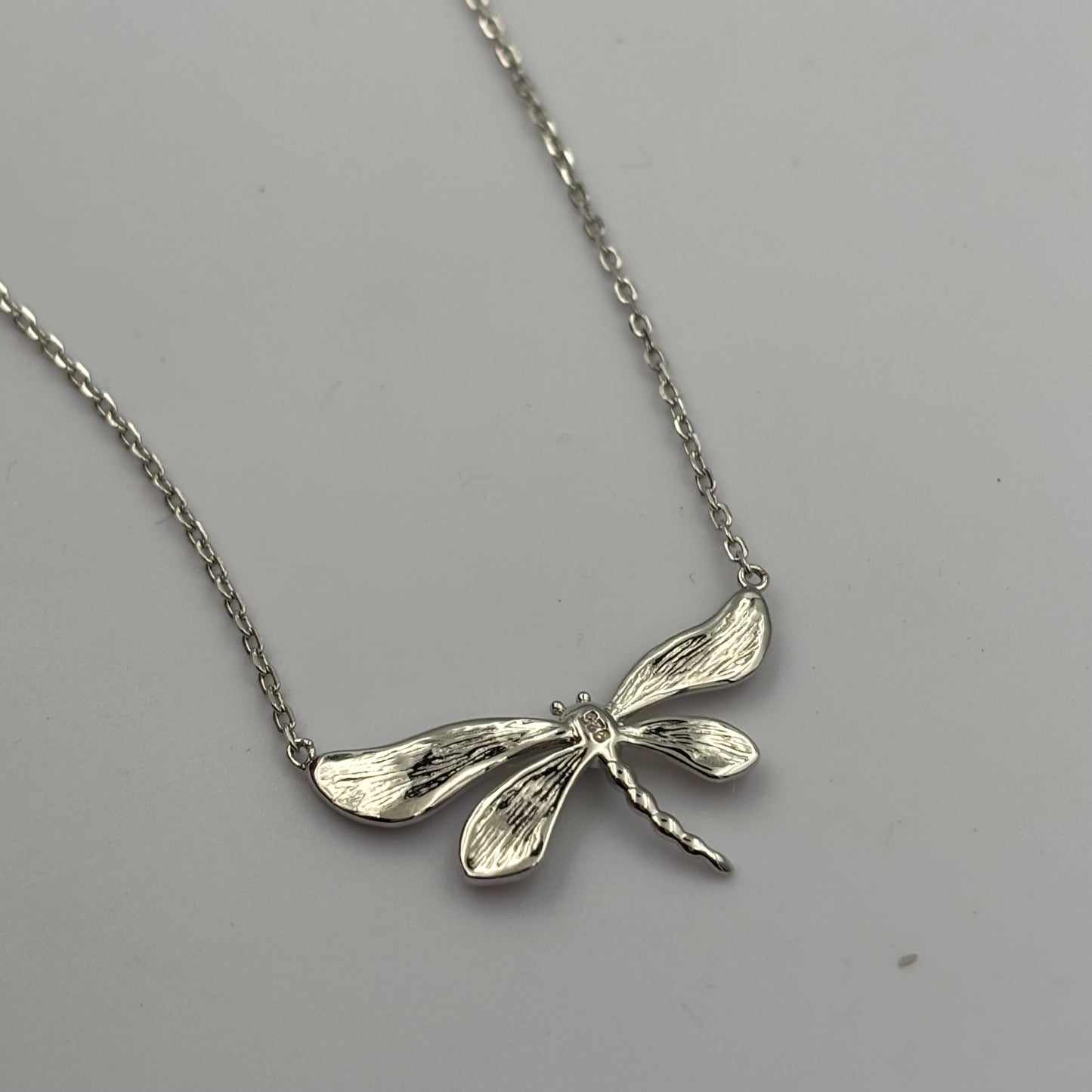Dragonfly enamel necklace