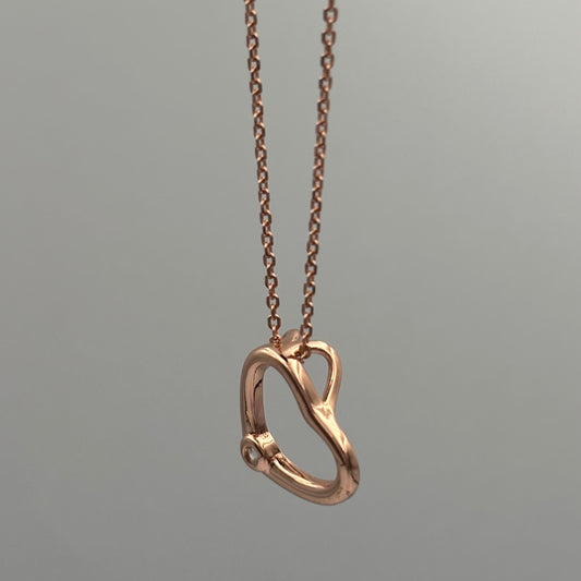 Delicate heart necklace