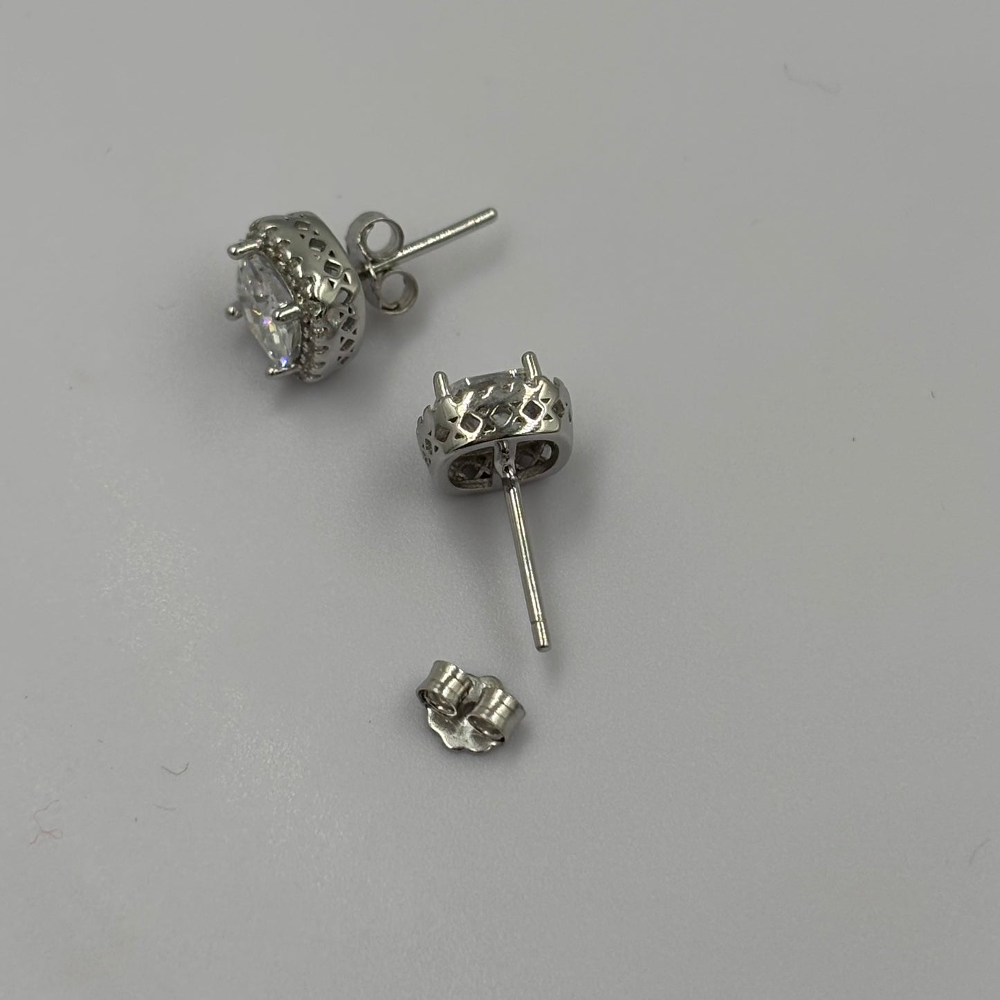 Cushion Cut Studs