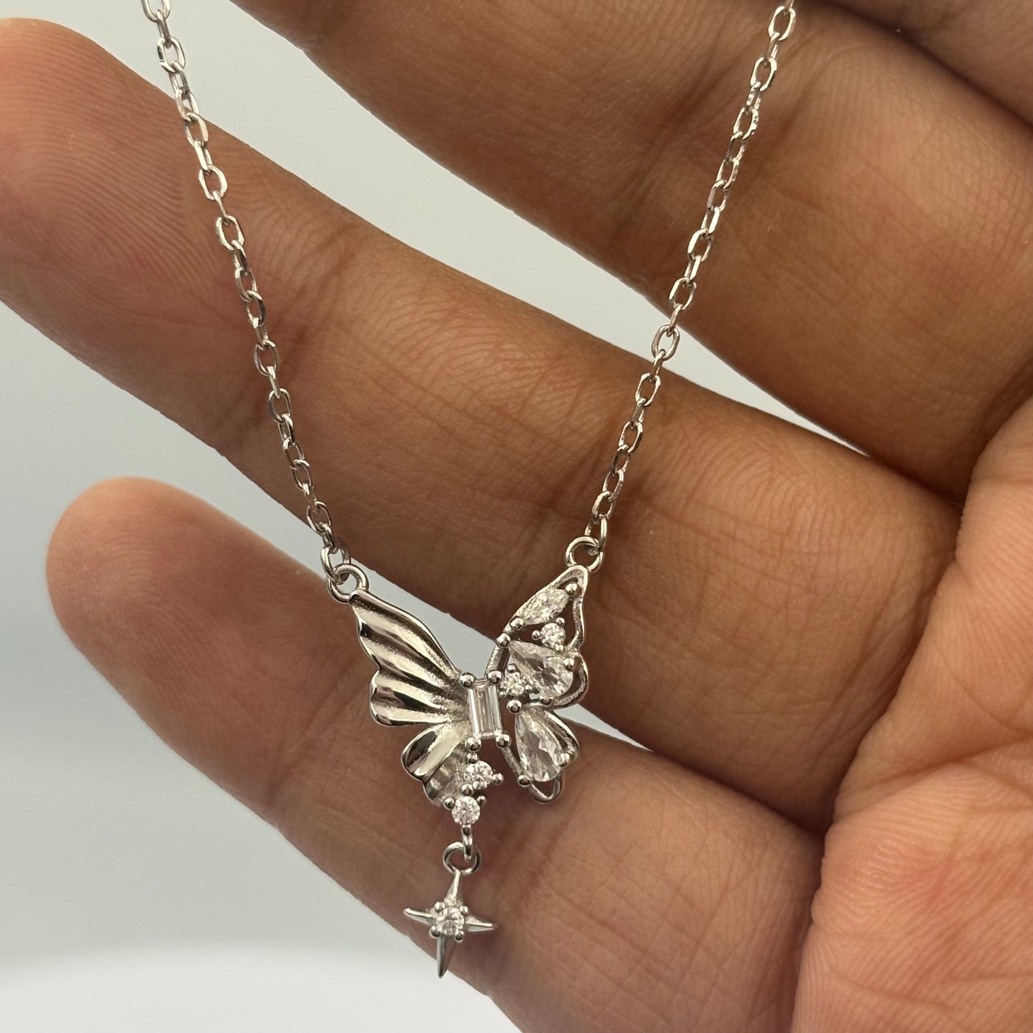 Butterfly Diamond necklace