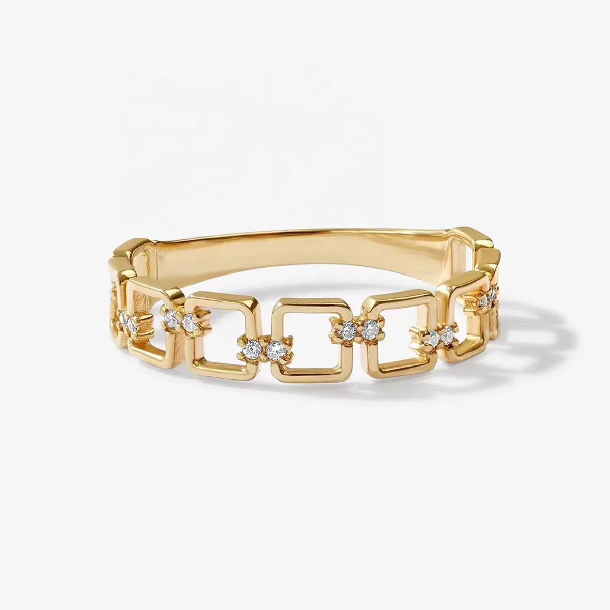 square link chain ring